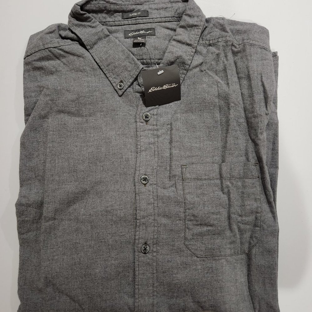 Men's Eddie Bauer Long Sleeve Flannel Shirt T2XL